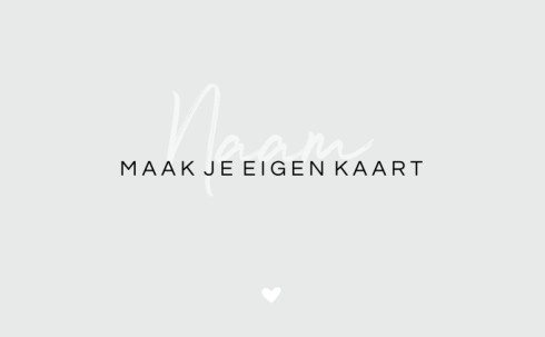 Zelf kaartje maken op 17,5x11 enkel