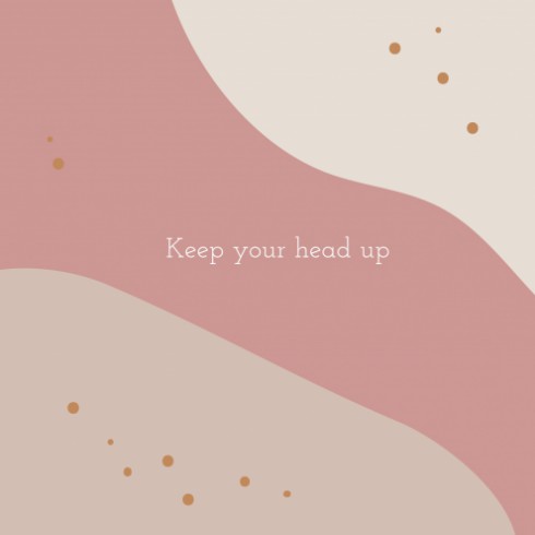 Actie kaart - stay positive