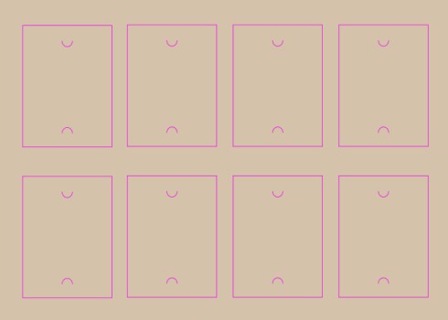 Caketopper zelf maken 8 stuks - 8x6 cm