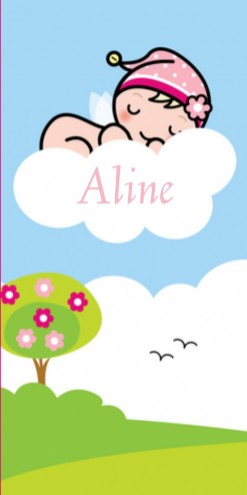 Geboortekaartje Aline en Mirjam - Gb