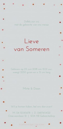 kaart achterzijde
