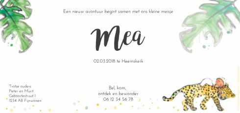 kaart achterzijde