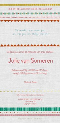 kaart achterzijde