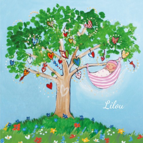 Geboortekaartje Lilou - EB