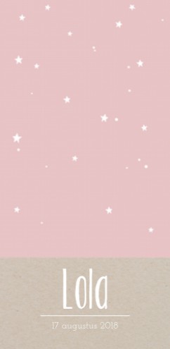 Geboortekaartje Little Stars Lola - LD