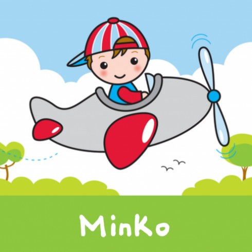 Geboortekaartje Minko - Gb
