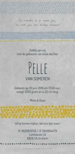 kaart achterzijde