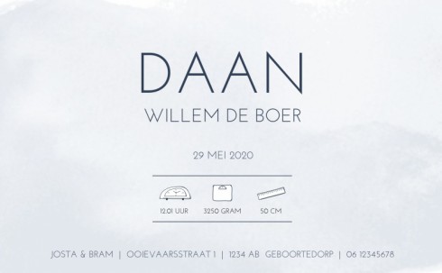 kaart achterzijde