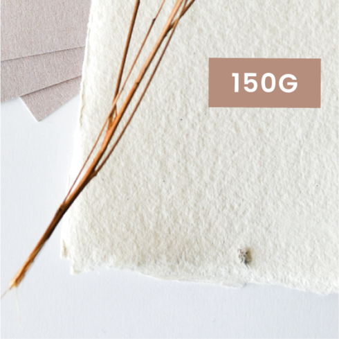20 vellen handgeschept papier (150 gram) 10x15cm