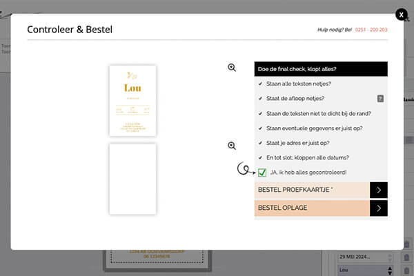 3. Bestel je kaartje